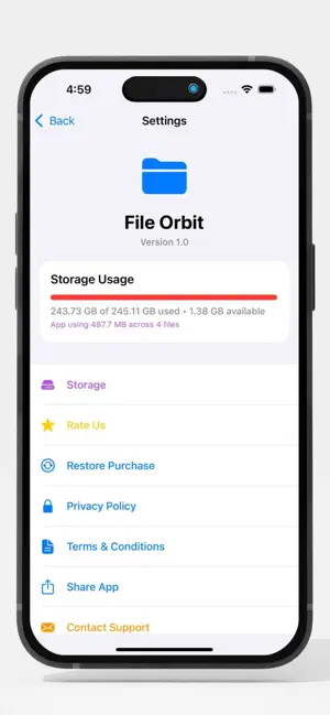 File Orbit - Unzip Zip RAR screenshot 4