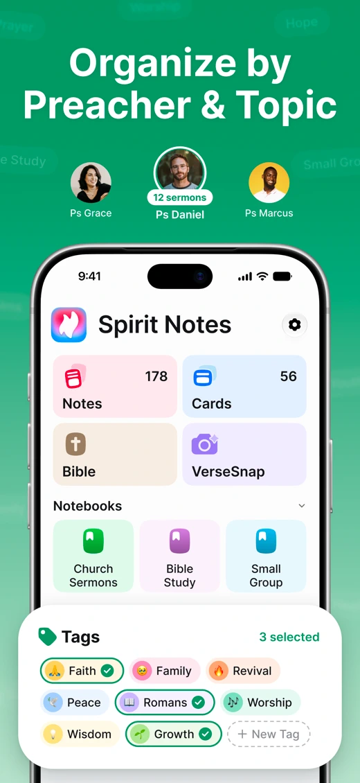 Spirit Notes: Sermon & Bible screenshot 5