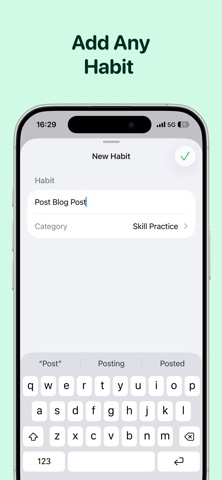 Practice: Habit Tracker のスクリーンショット