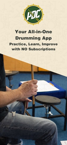 PDC - Drum Lessons & Practice iPhone screenshot
