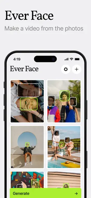 Ever Face - see how you change screenshot 2