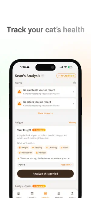 Furwise - Cat Care & Tracker screenshot 4
