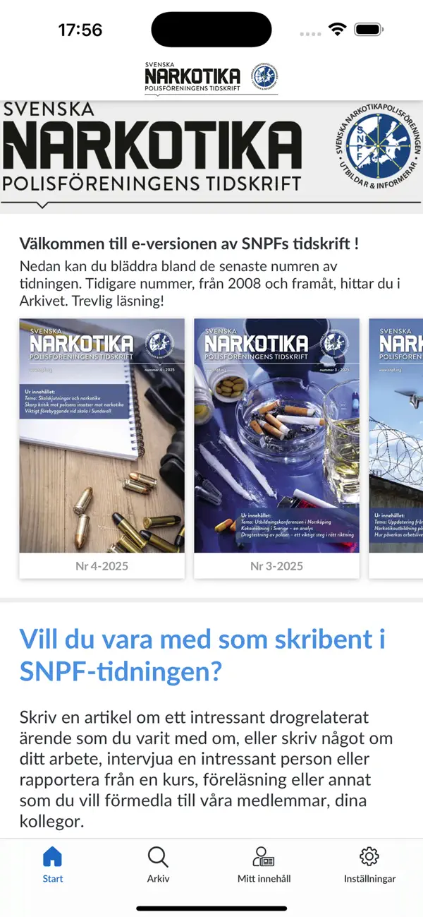 Screenshot #1 pour SNPFs Tidning