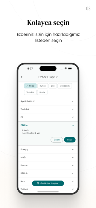Ezber Takip Screenshot 3 of 10
