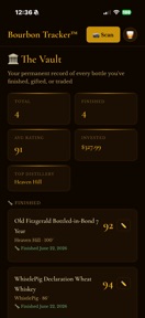 Bourbon Tracker screenshot
