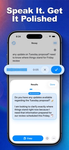 Resay: Tone Rewriter & Reply Screenshot 4 of 6