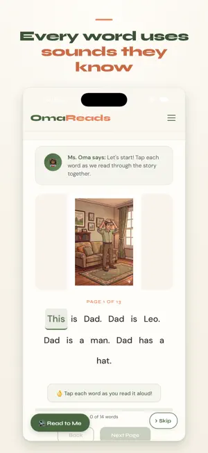 OmaReads: Learn to Read screenshot 4