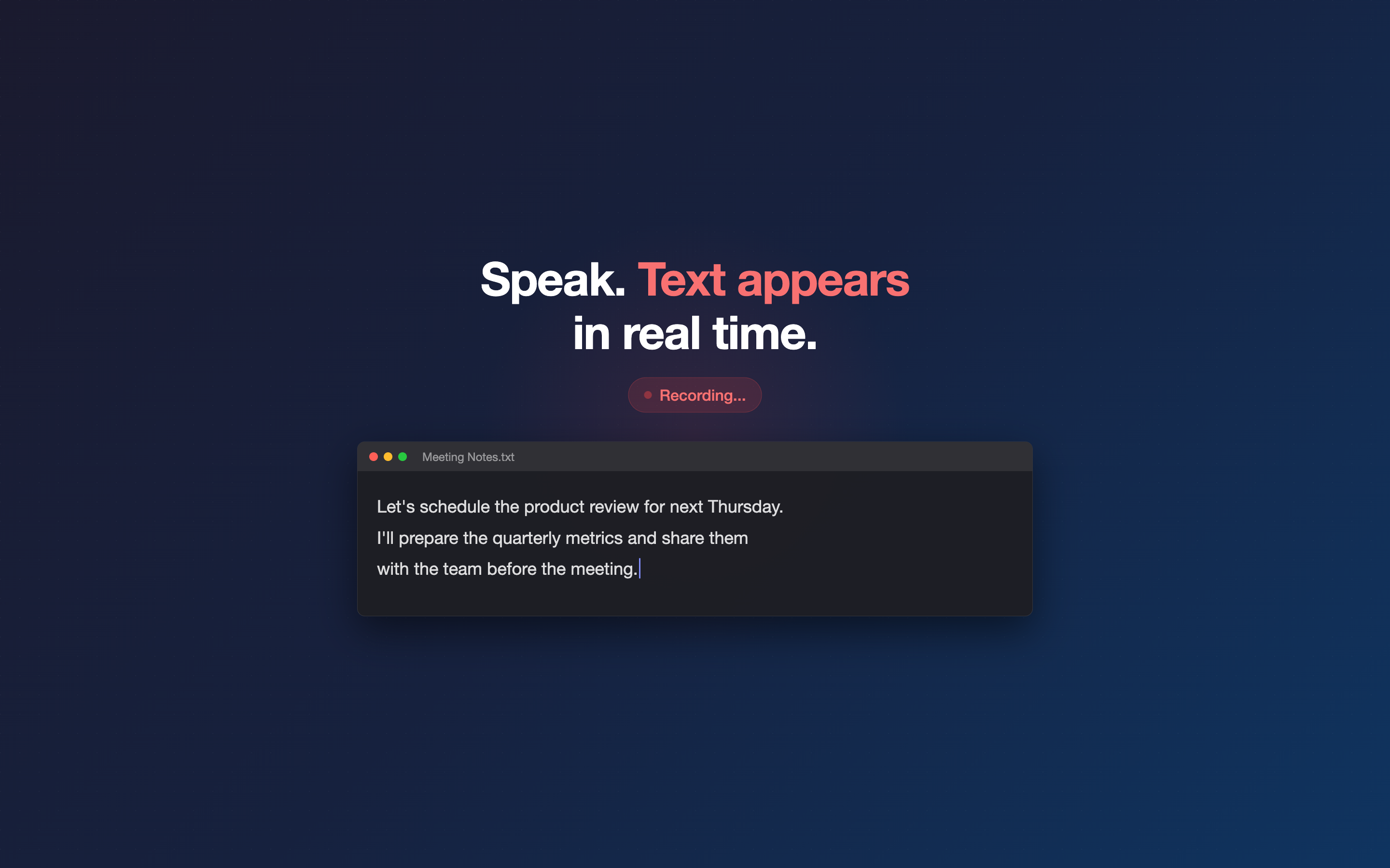 Voice2txt