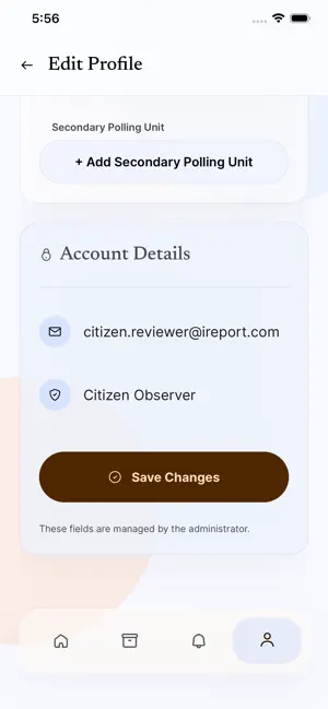iReportINEC screenshot 1