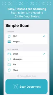 simple scan • quick scanner iphone screenshot 1