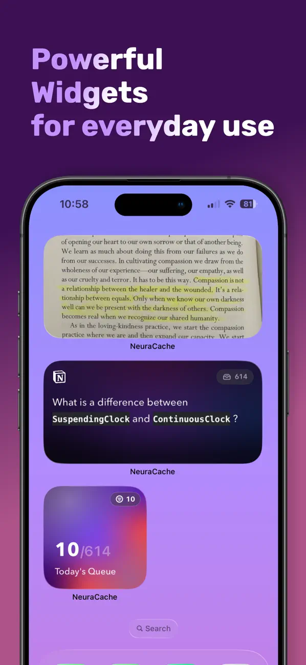 Screenshot #3 pour NeuraCache — Spaced Repetition