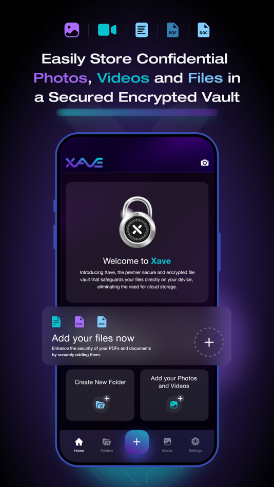 #3. Xave: Encrypted Data Vault (iOS) Podle: XPAL.com Corporation