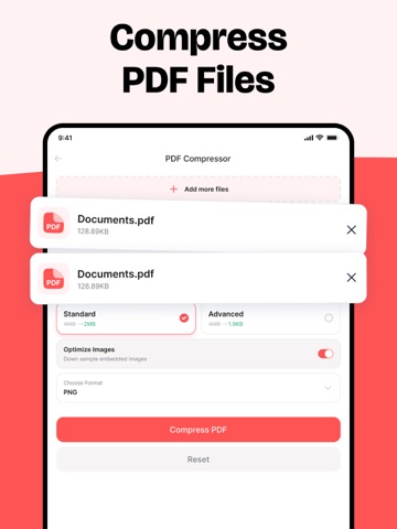 Image Compressor: Resize PDF iPad screenshot