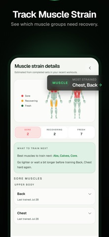 IronFlow: Gym Strength Tracker Screenshot 9 of 9