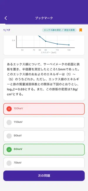 エックス線作業主任者 過去問 全400問 screenshot 3