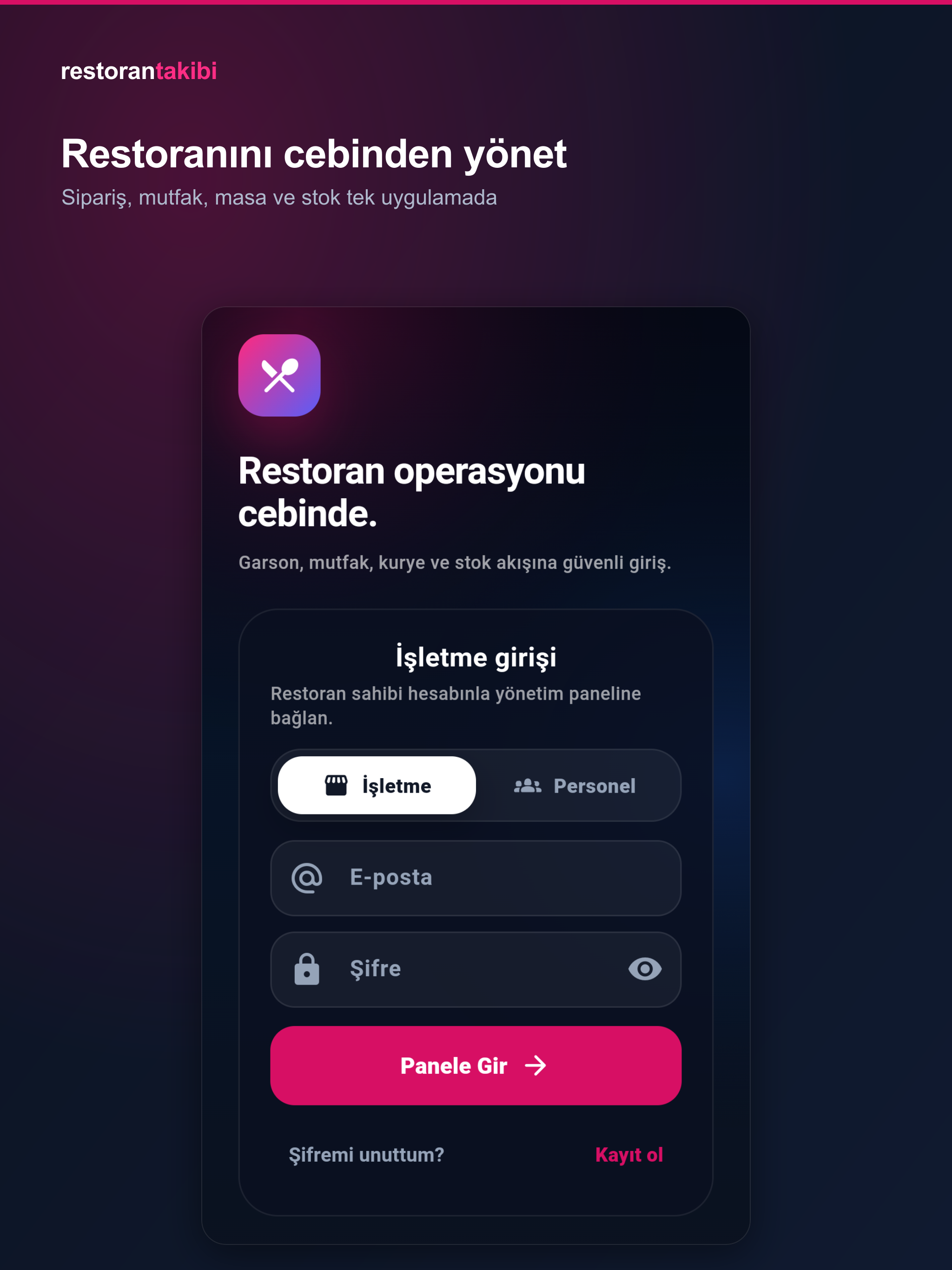 RestoranTakibi screenshot 12