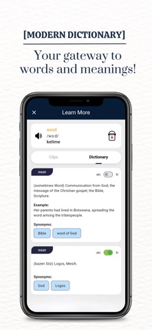 Modern Dictionary iPhone screenshot