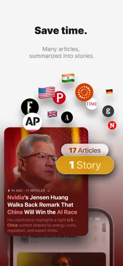 Particle: Personalized News iPhone Ekran Görüntüsü 1