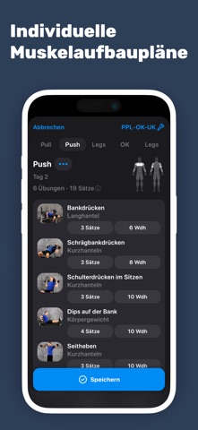 Alpha Progression Muskelaufbau iPhone screenshot 4