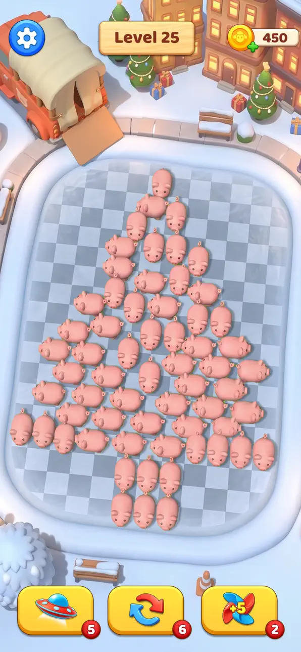 Piggy Land 3D iOS Mod IPA screenshot 2 - iOS game interface