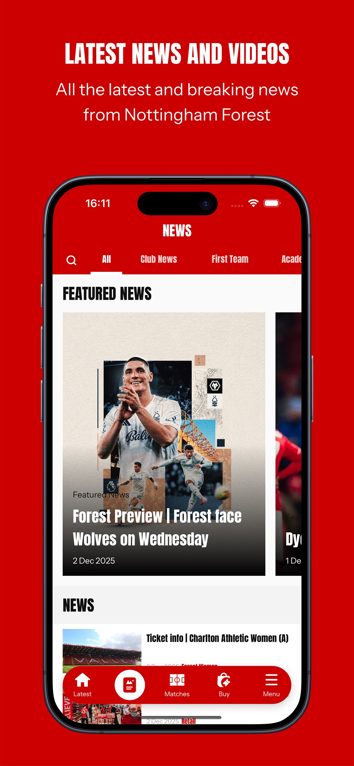 Nottingham Forest App screenshot 4