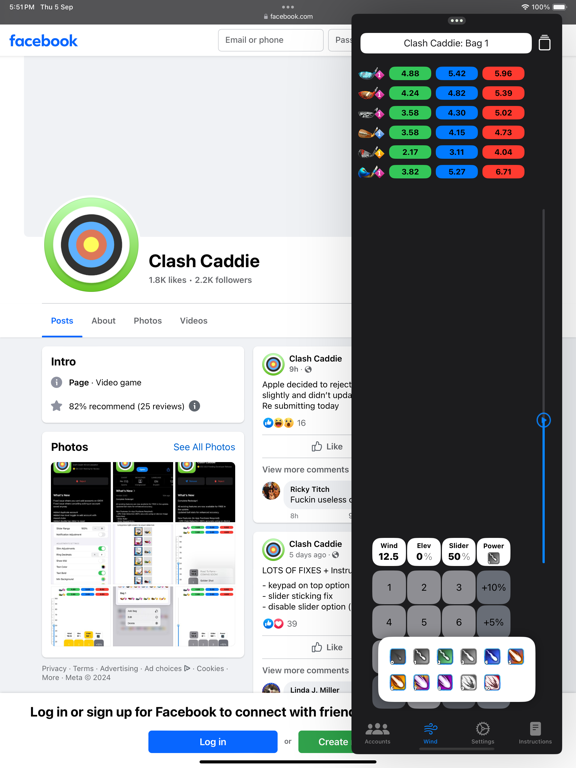 Clash Caddie iPad app afbeelding 4