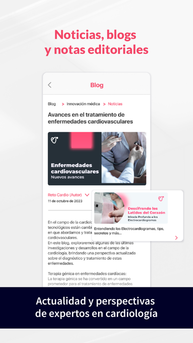 Reto Cardiología Screenshot