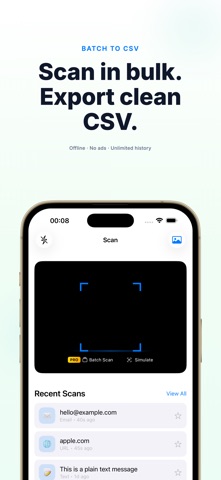 QRElite: Batch Barcode Scanner Screenshot 1 of 5