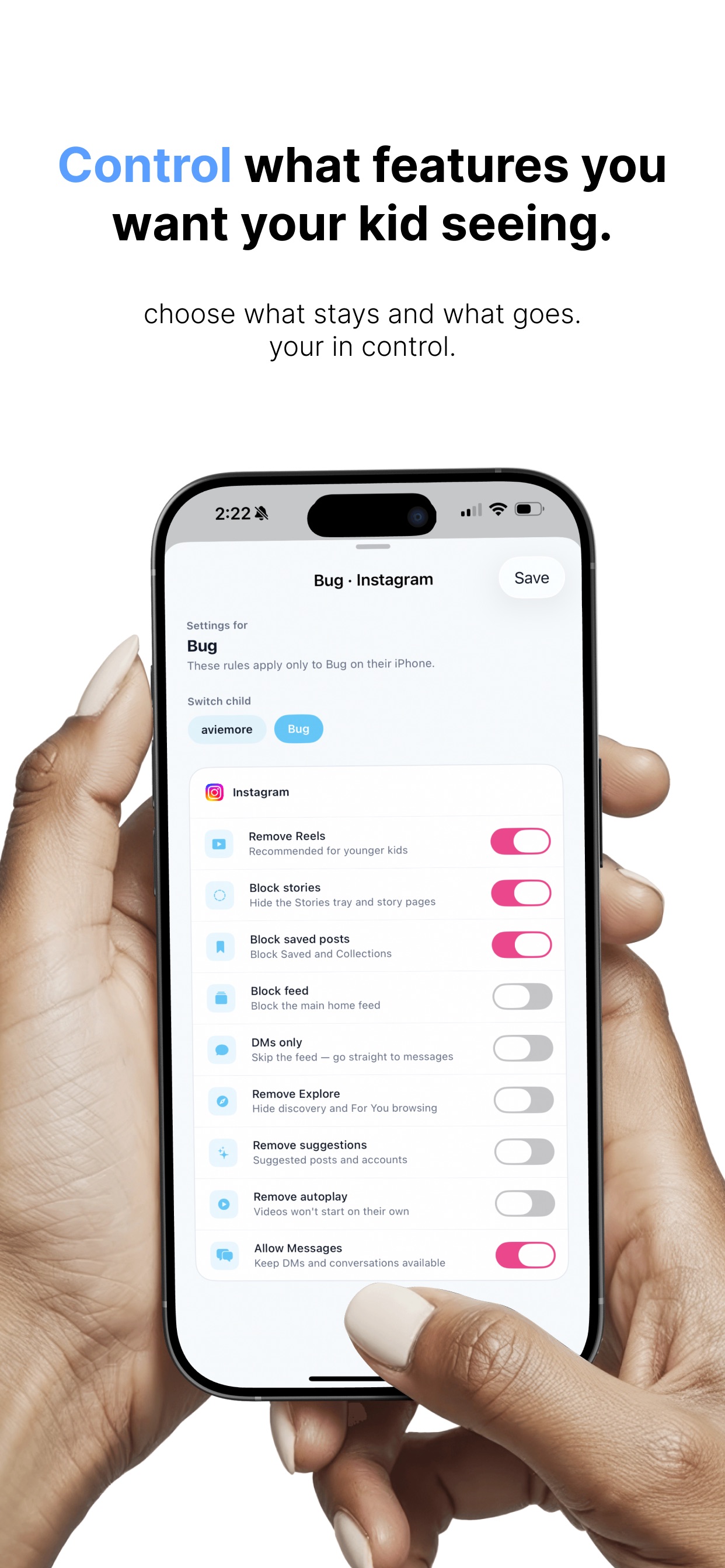 Screenshot 3 of Halo - Social Media Control