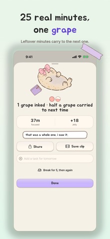 Jeolmi: Cute Study Timer Screenshot 4 of 8