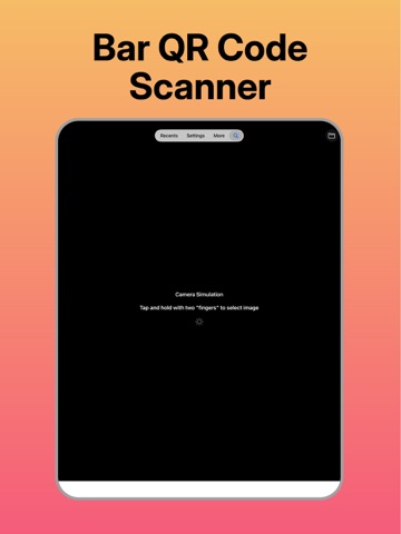 Barcode Scanner-QR Code Scan iPad screenshot