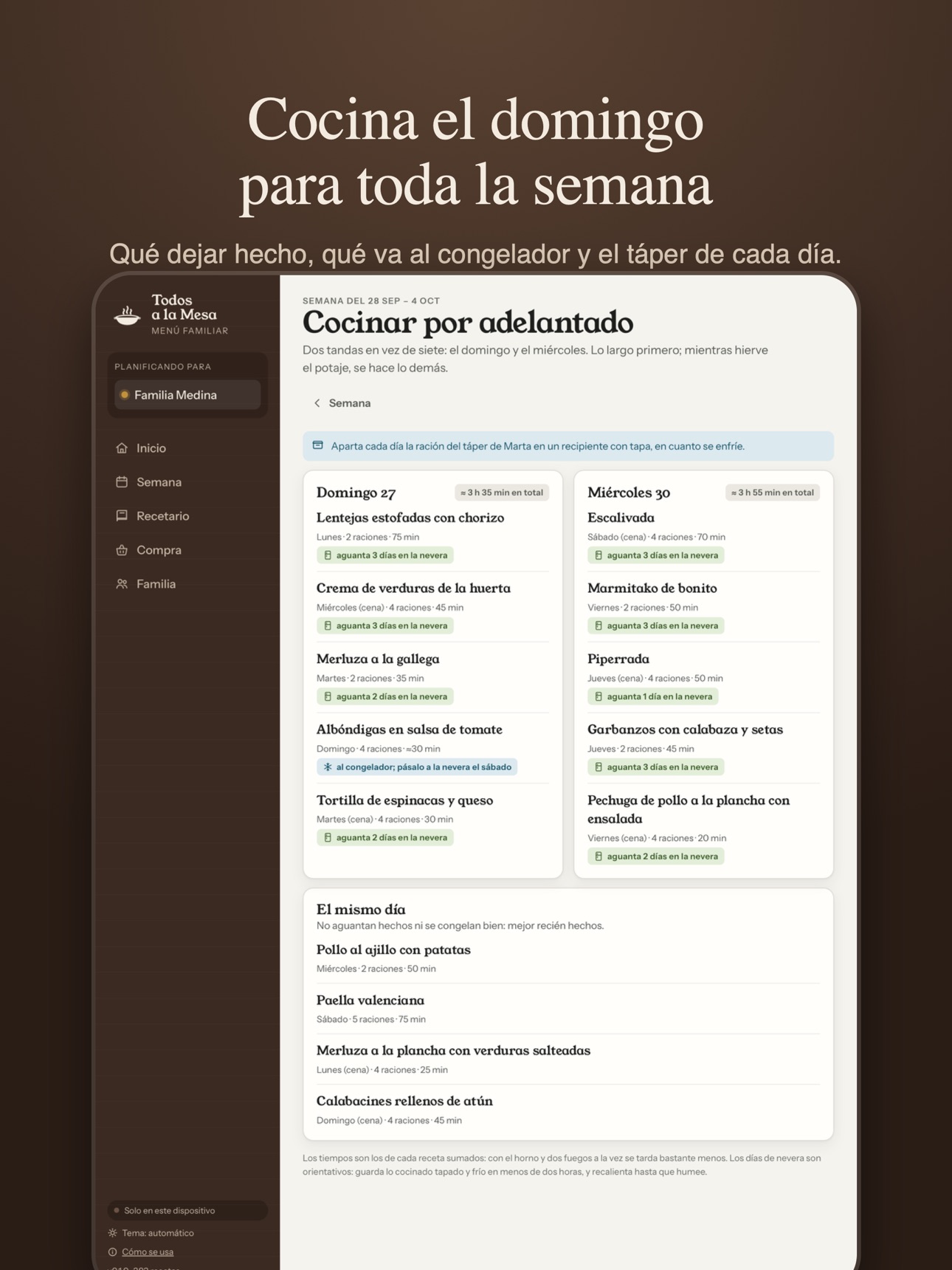 Screenshot 12 of Todos a la Mesa: Menú Familiar
