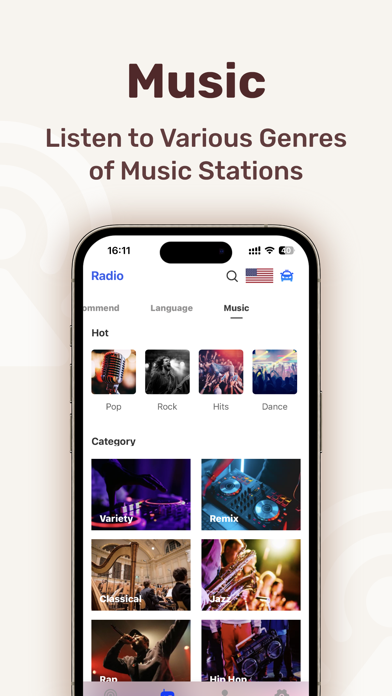 Podcasts Music Radio FM: Podio Screenshot