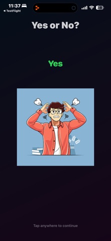 Yes or No Picker screenshot