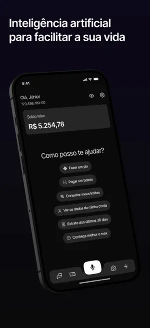 Max: Conta digital 100% por IA screenshot 1