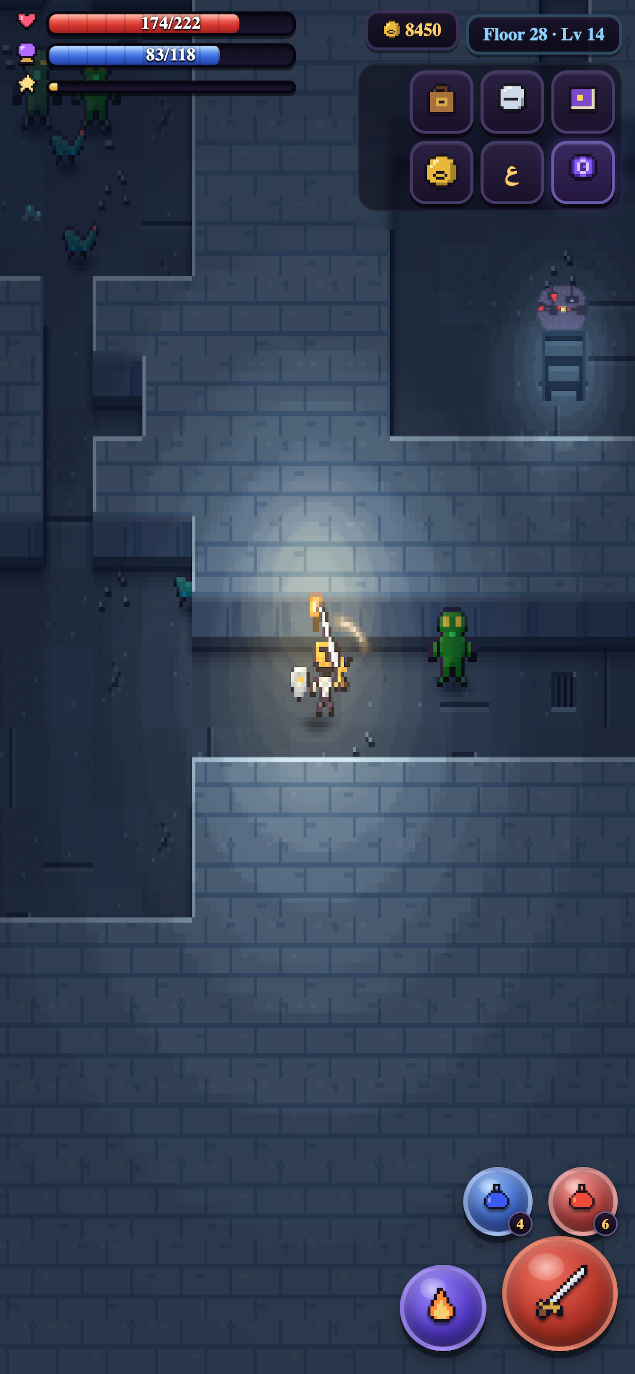 Ashfall Depths: Dungeon RPG screenshot 2