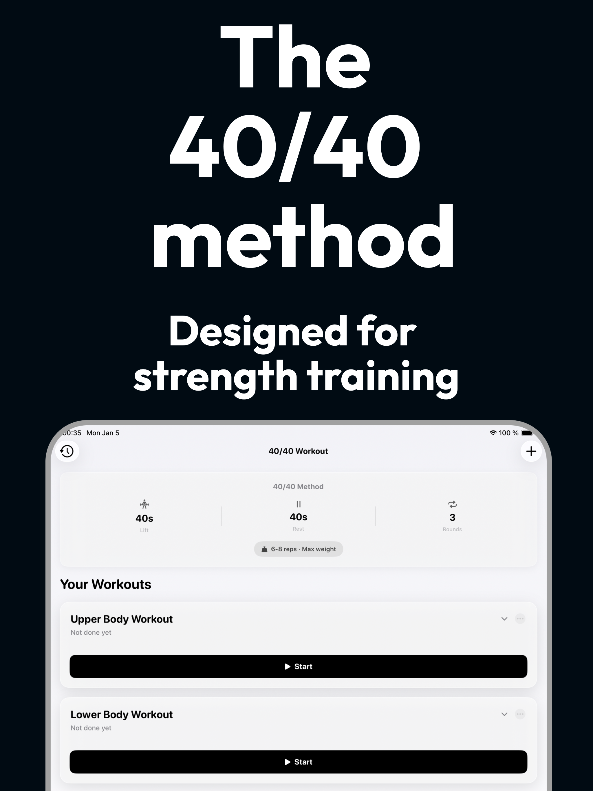 40/40 Workout screenshot 6