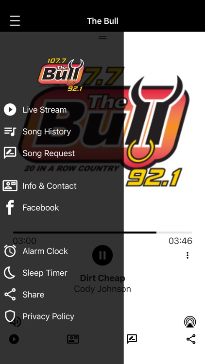 107.7 & 92.1 The Bull