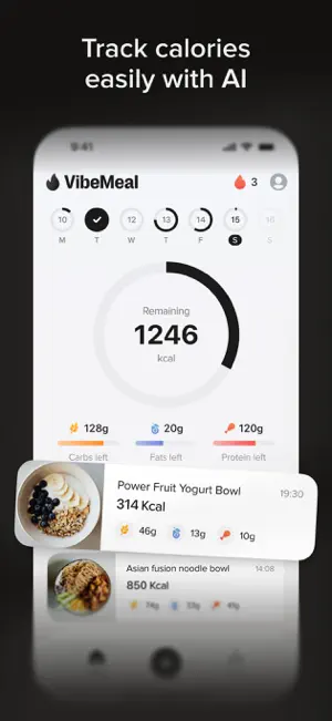 VibeMeal: AI Calorie Counter screenshot 1
