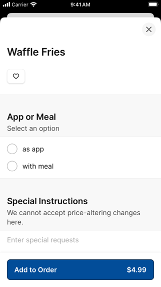 Screenshot 4 of Mister B's Pizza & Wings App