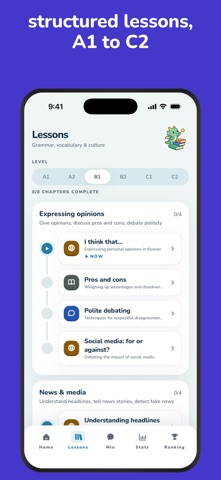 Mio: AI Language Tutor Screenshot 7 of 8