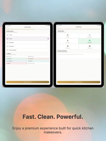 AI Kitchen Design: Remodel App iPad screenshot
