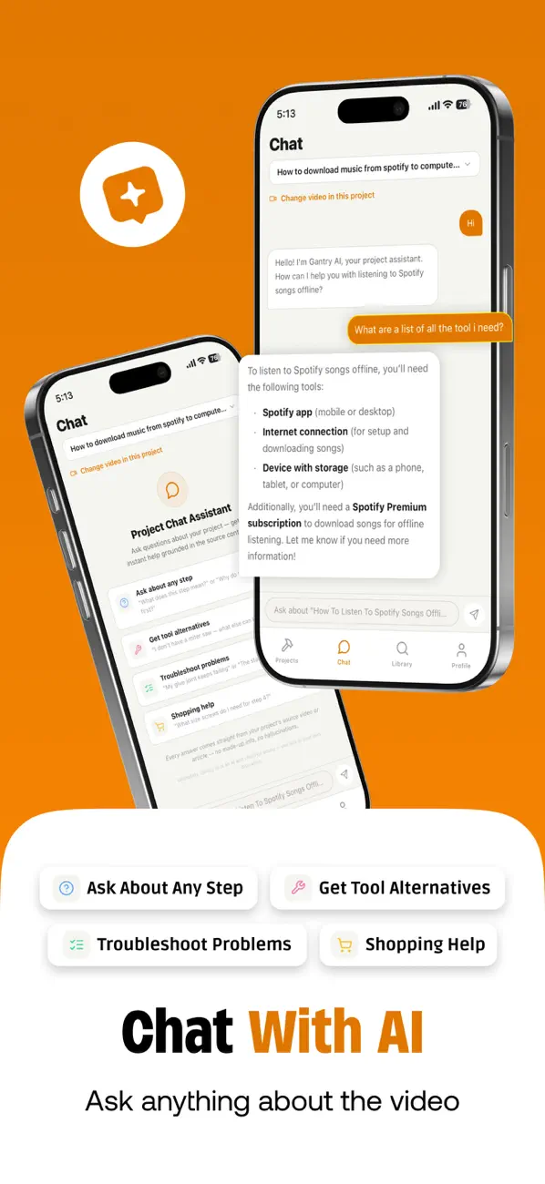 Screenshot #3 pour Stepwise: AI Tutorial Planner
