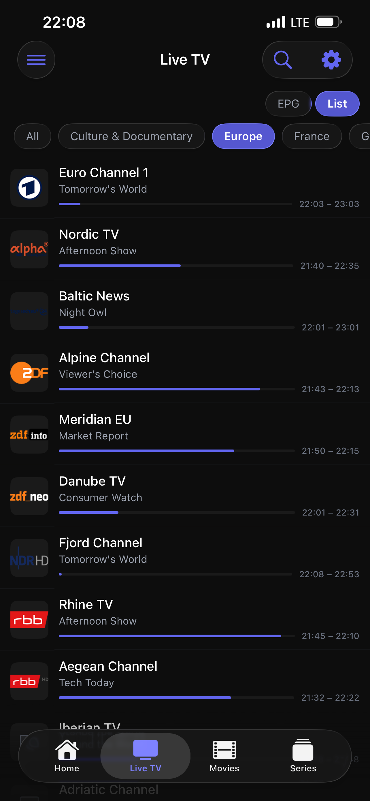 MAX IPTV screenshot 3