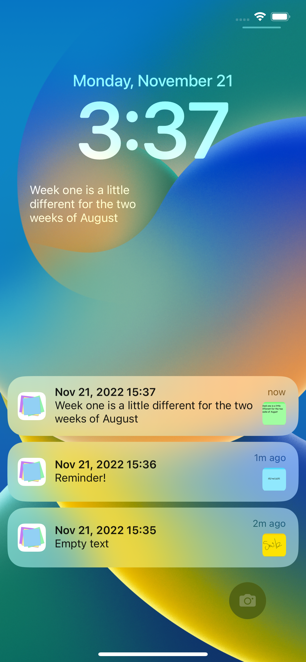 Sticky Notes + Widget Memo