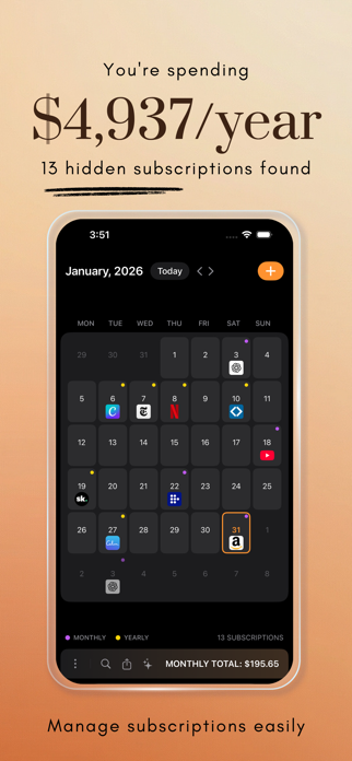 Subcut: Subscription Tracker Screenshot 2 of 7