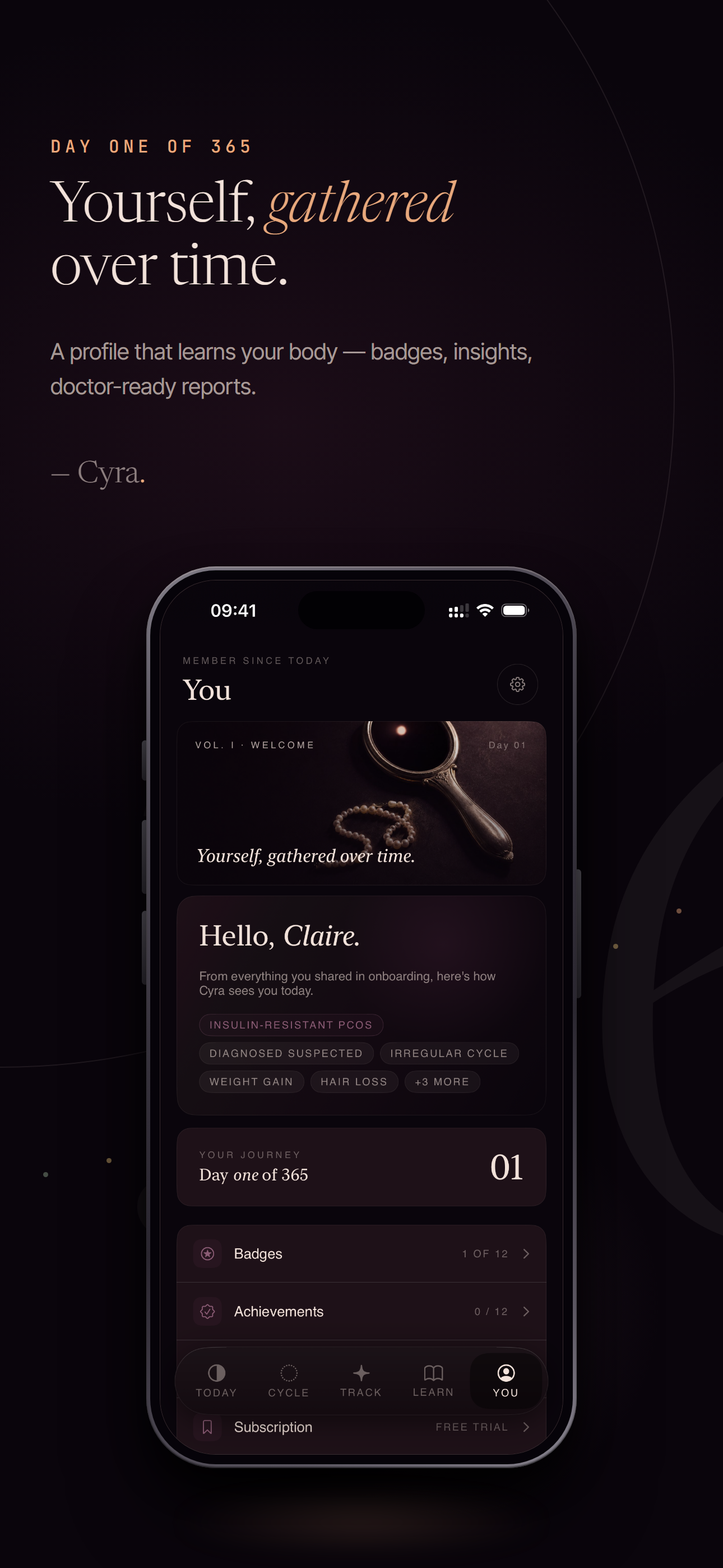 Cyra – PCOS & Cycle Tracker screenshot 6