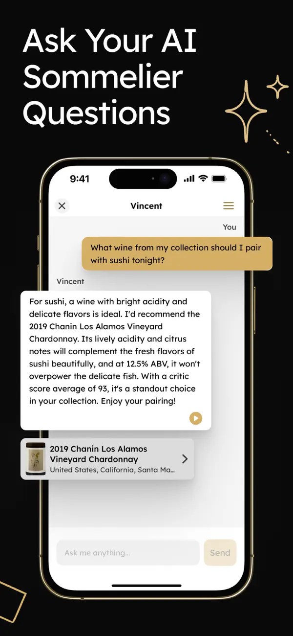 InVintory: Wine Cellar Manager iOS app screenshot showing feature 5