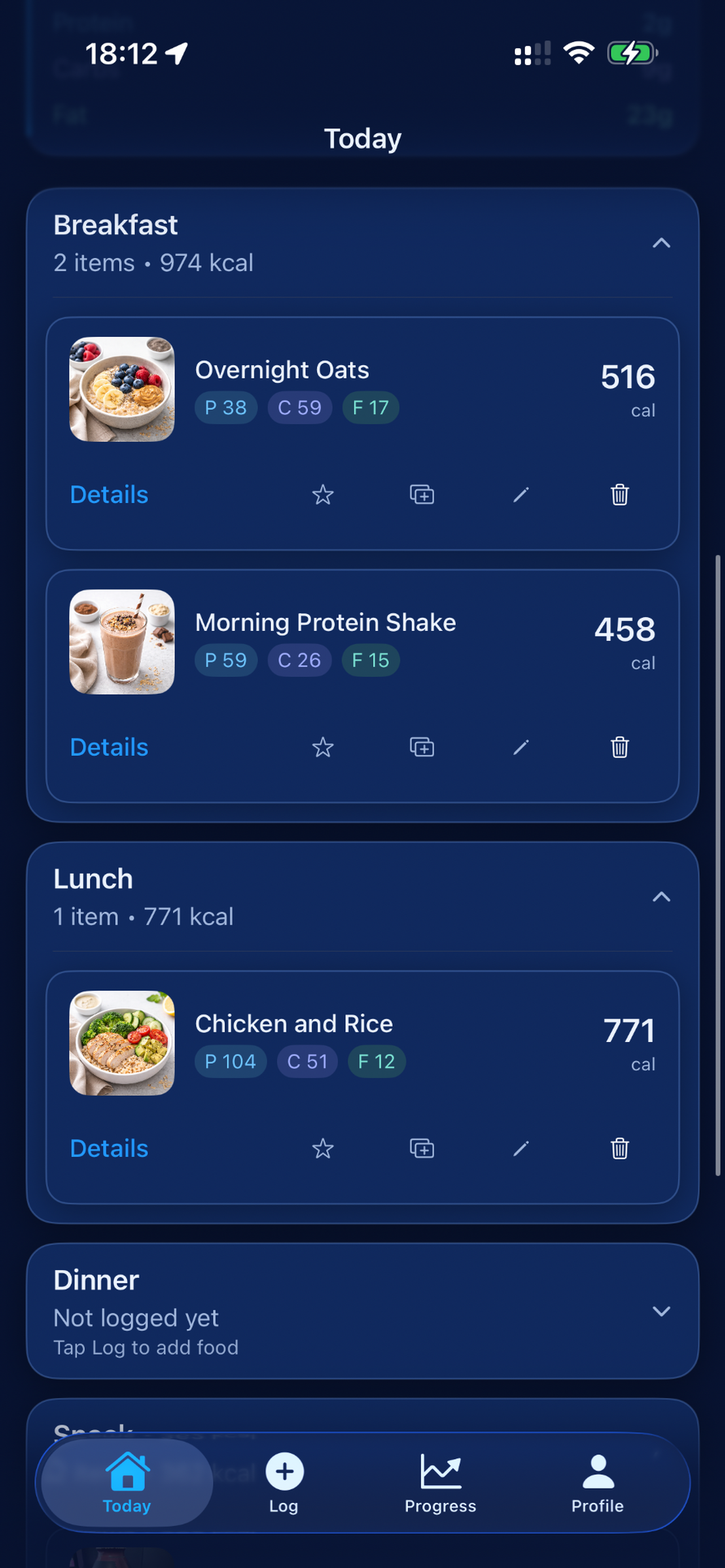 MacroLoggerApp screenshot 4