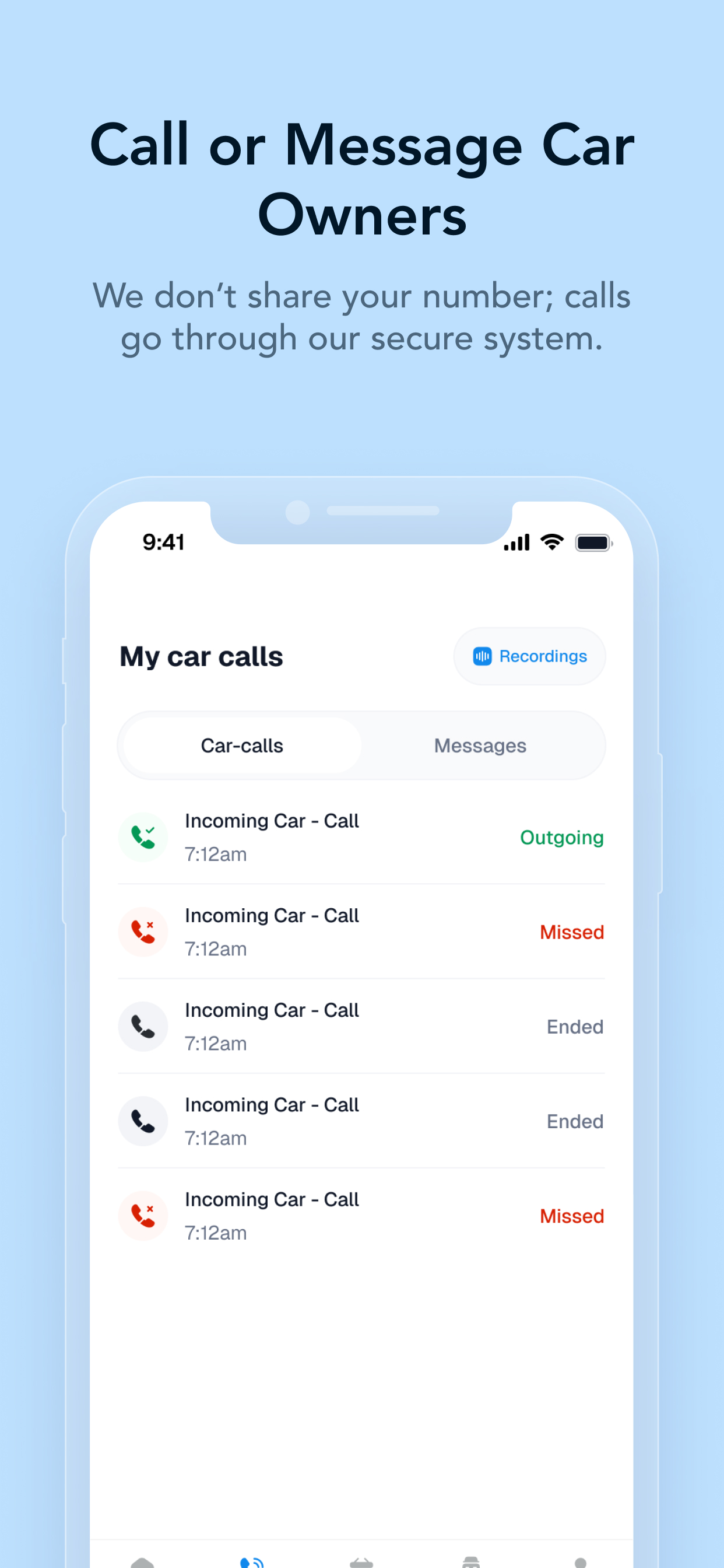 Car Call - Always Park Well